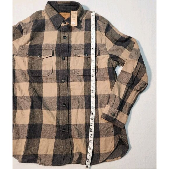 NWT American Eagle Flannel Shirt Men's Medium Buffalo Check Plaid Button Up - Picture 4 of 13